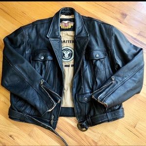 Harley Davidson Leather Jacket w Anniversary patch